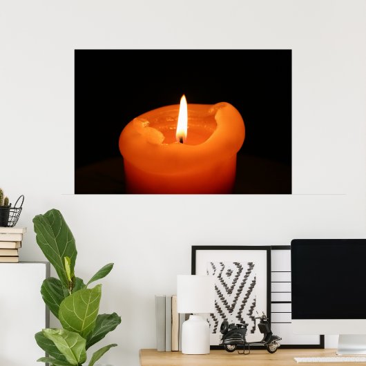 キャンドル ポスター (ホームオフィス)