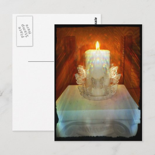キャンドル ポストカード (正面/裏面)