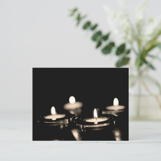 キャンドル ポストカード (スタンド正面)