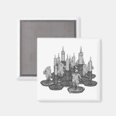 キャンドル マグネット (正面/裏面)