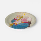 キャンドル – ラウンド紙プレート ペーパープレート (アングル)