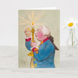 キャンドル - 折りたたまれたグリーティングカード カード