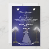 キャンドル 招待状 (正面)