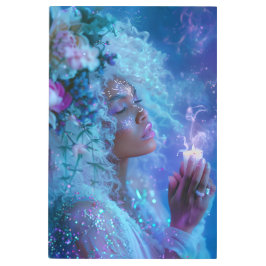 *~*キャンドルSC4密教呪術的な女性 メタルプリント