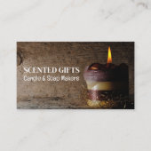 キャンド素朴ル、キャンドル、ソープメーカー 名刺 (正面)