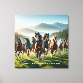 キャンバやる気を起こさせるス感動的プリント キャンバスプリント (正面)