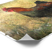 キャンバグランジス黒銅マランinフィールド ポスター (角)