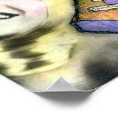 キャンバスに印刷された混合メディアのコラージュ ポスター (角)