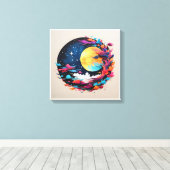 キャンバスに印刷された美しい色のイメージ， 189 キャンバスプリント (インサイチュ (ウッドフロア))