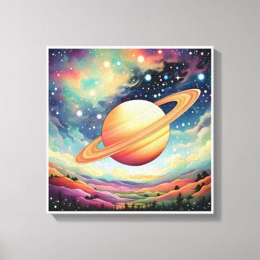 キャンバスに印刷された美しい色のイメージ， 194 キャンバスプリント (正面)