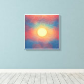 キャンバスに印刷された美しい色のイメージ， 1 キャンバスプリント (インサイチュ (ウッドフロア))