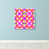 キャンバスに印刷された美しい色のイメージ, 2 キャンバスプリント (インサイチュ (ウッドフロア))