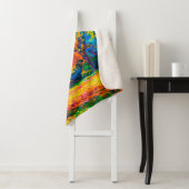  キャンバスに油絵。黄色い木。モダン芸術 シェルパブランケット (インサイチュ)