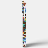 キャンバスに見えるテクスチャを持つカラー万華鏡 Case-Mate iPhoneケース (裏面 / 左)