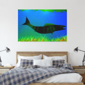 キャンバスのデジタル絵画の下で キャンバスプリント (インサイチュ (寝室))