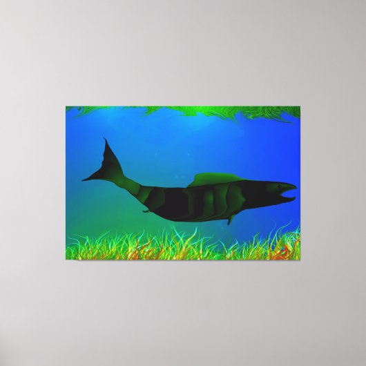 キャンバスのデジタル絵画の下で キャンバスプリント (正面)