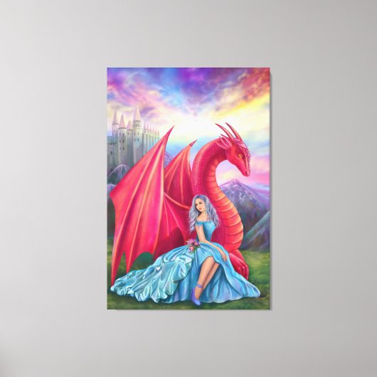 キャンバスのプリントの幻想の世界 キャンバスプリント (正面)
