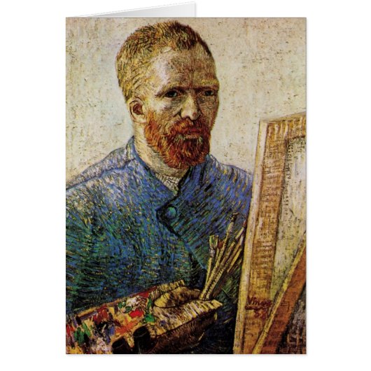 『キャンバスの前で自画像』（キャンバスのまえでじがお、英: Self-portrait before (正面)