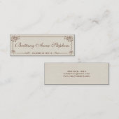 キャンバスの卒業名カードの挿入 コーリングカード (正面/裏面)