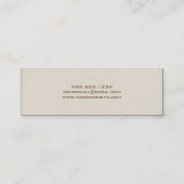 キャンバスの卒業名カードの挿入 コーリングカード (裏面)