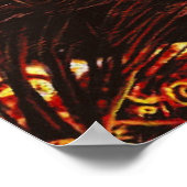 キャンバスの印刷を覚えている ポスター (角)