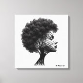 キャンバスの壁の芸術のレジリエンスと優雅さ キャンバスプリント (正面)