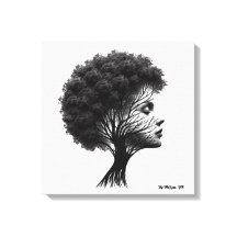 キャンバスの壁の芸術のレジリエンスと優雅さ