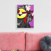 キャンバスの折り返し/ミュージシャン キャンバスプリント (インサイチュ (リビング))