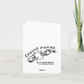 "キャンバスの正義からの暗闇から"カード カード (裏面)