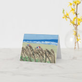 キャンバスの正義からの"砂丘"カード カード (黄色い花)