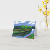 キャンバスの正義からの"鮮やかな平静"カード カード (黄色い花)