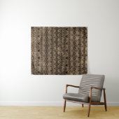 キャンバスの民族の種族パターン タペストリー (インサイチュ(横))