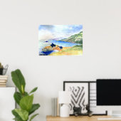 キャンバスの水彩プリント- ART BY HARRIET DAVIDSHN ポスター (ホームオフィス)