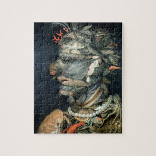 、(キャンバスの油)、Arcimboldo、ジウゼッペ水をまいて下さい ジグソーパズル