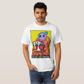 キャンバスの老婦人1アクリル Tシャツ (正面フル)