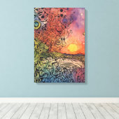 キャンバスの解釈 キャンバスプリント (インサイチュ (ウッドフロア))