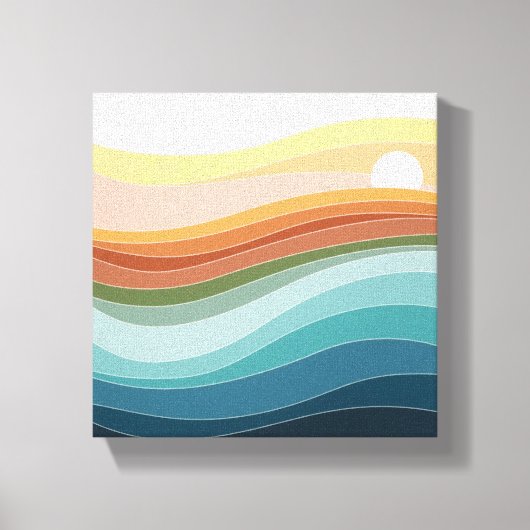 キャンバスまたはアクリルプリント | モダン抽象芸術ホームDec キャンバスプリント (正面)