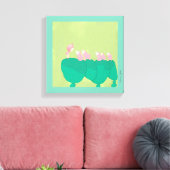 キャンバスアートバイクリスティナゲルフィ キャンバスプリント (インサイチュ (リビング))