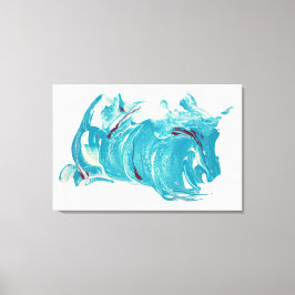 キャンバスアートプリントランニング- 「風と共に生きる」 キャンバスプリント