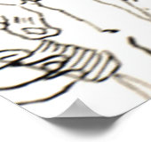 キャンバスアートプリント&ポスター – FLAMBOYANT MAN ART ポスター (角)