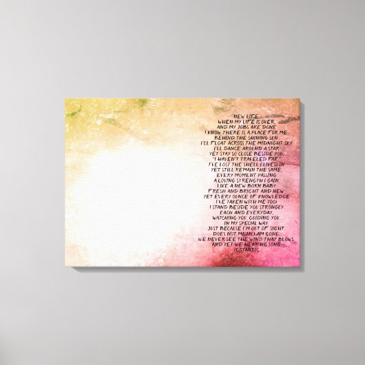 キャンバスアート及びデザインスタイル キャンバスプリント (正面)