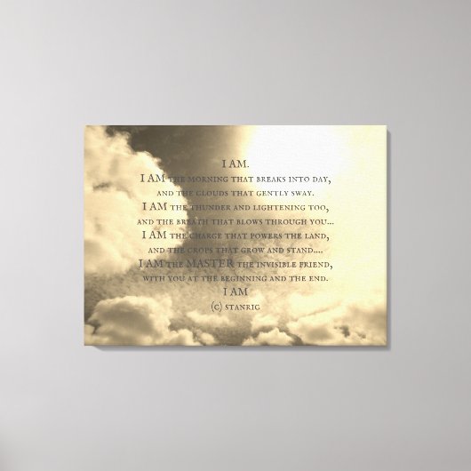 キャンバスアート及びデザインスタイル キャンバスプリント (正面)