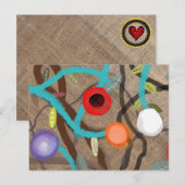 キャンバスアート ポストカード (正面/裏面)