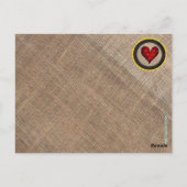 キャンバスアート ポストカード (裏面)