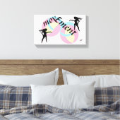 キャンバスアート：動き キャンバスプリント (インサイチュ (寝室))