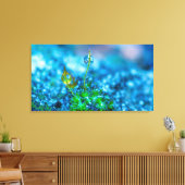 キャンバスアート – 水滴の草 (インサイチュ (リビング))