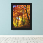 キャンバスアート – 秋の木 (インサイチュ (ウッドフロア))