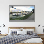 キャンバスグレー（水辺52） RFPMDesigns ©️ 2019/24 キャンバスプリント (インサイチュ (寝室))