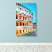 キャンバスコロシアムローマイタリア キャンバスプリント (インサイチュ (ウッドフロア))