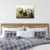 キャンバスジャン=フランソワミレット – グリェナー18 キャンバスプリント (インサイチュ (寝室))